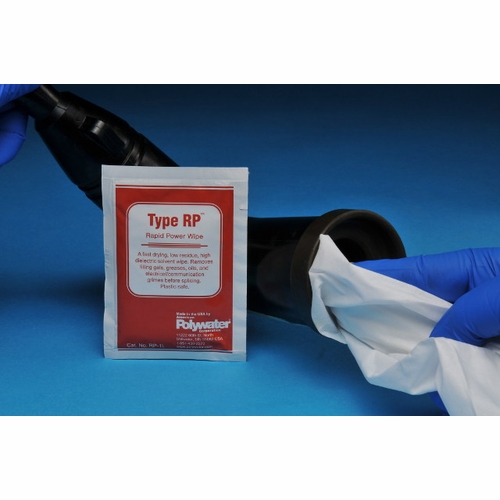 POLYWATER RP-1 Saturated 5 inch x 8 inch Wipe in Sealed Pouch 02786809400 Case OF 96