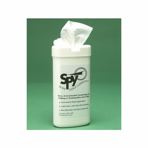 Polywater Spy-D20 20-Ct Wipe Canister Polywater Lubricant Spy 02786806130 Case Of 12