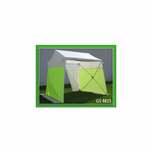 POP N WORK (FOF) FX-101020 10 foot X 10 foot FX TENT with a FULL WIDTH DOOR and a 30 inch TO 40