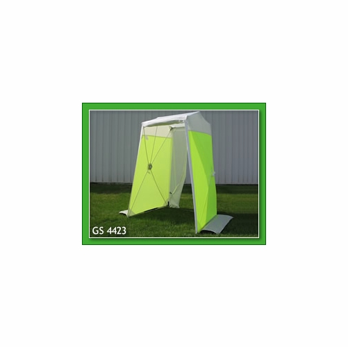 POP N WORK (FOF) GS-6423 POP UP 6 foot x 4 foot GROUND TENT with Full-Width Two Zipper Rollup Do