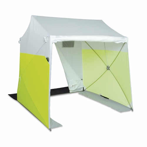 POP N WORK (FOF) GS-6623 SLIT DOOR AND ROLLUP DOOR WITH ZIPPERS. 6 foot DEEP X 4 foot WIDE GROUND