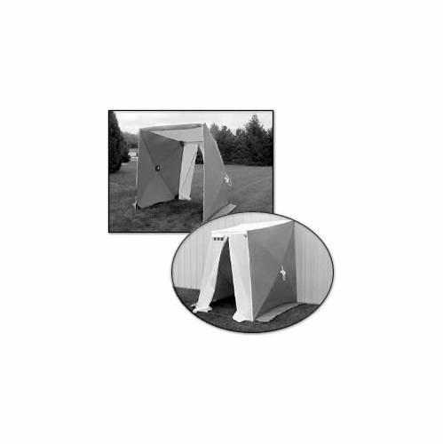 POP N WORK (FOF) GS-8723VT-F TELECOM VERSA TENT 8 foot X 7 foot - TWO ZIPPERED DOORS, SLANTED ROOF,