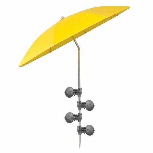 POP N WORK (FOF) UCCS - KOOL KLAMP SYSTEM Umbrella Clamp Four Suction Clamps & one 8492M Umbrella