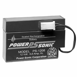 POWER SONIC PS-1208WL 12V .8AMH RECHARGEABLE