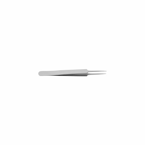 Precision Tip Tweezers Nonmagnetic Straight Tapered Tips With 0.005 Inch  Diameter