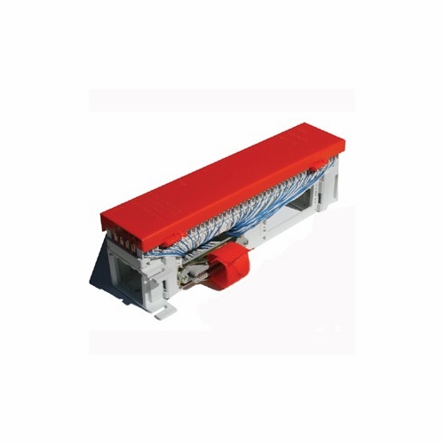 PREMIER 66M1-50R BLOCK WITH ONE 25PR CONN ORIENTED FOR BOTTOM CABLE ENTRY