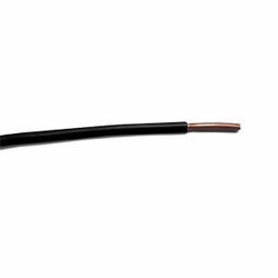 Premier Pt-Gw6-Blk-C200  Number 6 Ground Wire Black Insulated Solid Copper 200Ft Coil