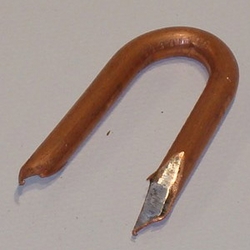 PT-CPS-6652CC CUT POINT STAPLE COPPERCLAD 1.5 inch x3/8 inch x.162 inch PER POUND