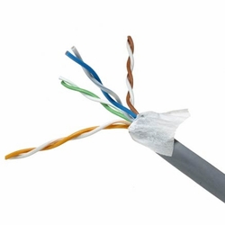QUABBIN 1300 4PR 24T PE TT ZO BLK LSZH CAT6 CABLE SOLD PER 1000 FT