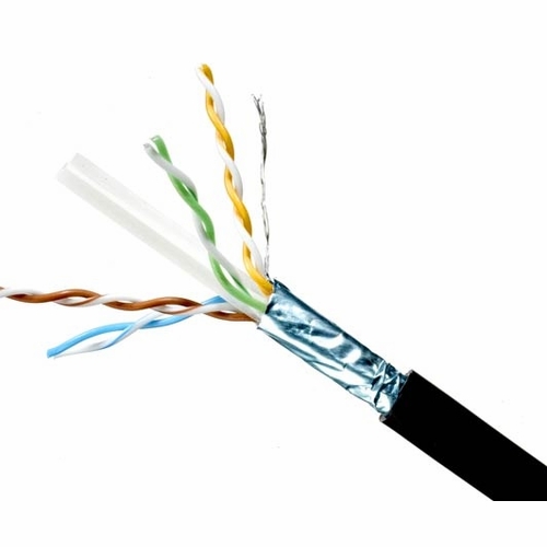 QUABBIN 2966 4PR 26T PE SP PT DW AS ZO BLK LSZH CAT6 CABLE SOLD PER 1000 FT