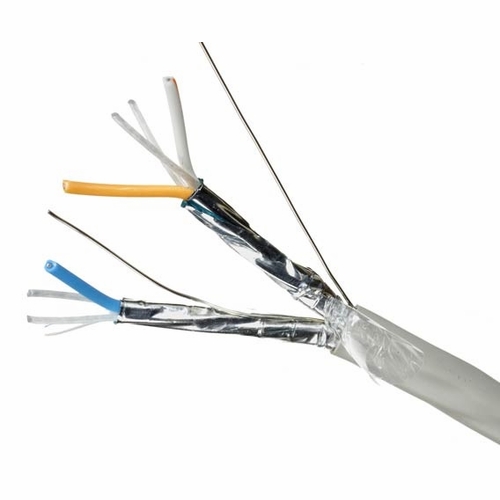 QUABBIN 9928 2PR 24 SLD OVL PE PVC PRS SHLD BEIGE CM/CMG 120 OHM E1 CABLE SOLD PER 1000 FT