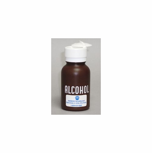 RAINBOW 4011 8oz PUSH TOP DISPENSER FOR ALCOHOL - PLASTIC TOP ALCOHOL BOTTLE