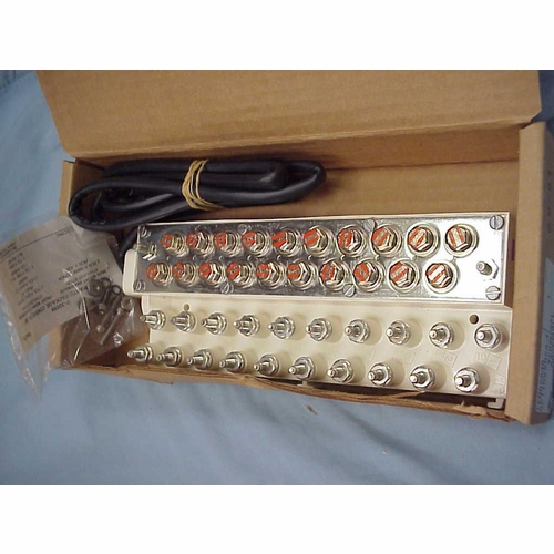 RELIABLE RPT10VSBA-4 10PR GAS PROTECTED STUBDOWN PEDESTAL TERMINAL STRIP