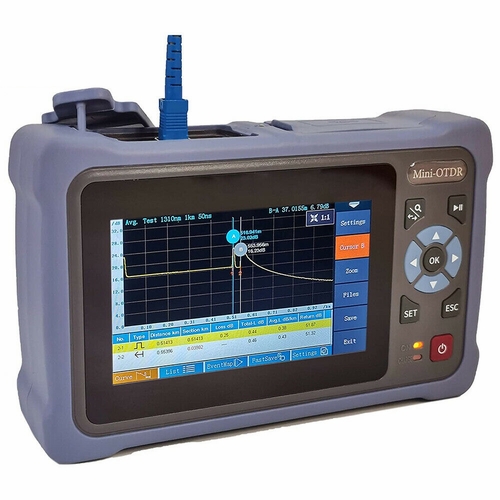 SCI MINI SM OTDR, 1310/1550nm, 26/24dB, 10MW VFL, Power Meter, Light Source, Touch Screen