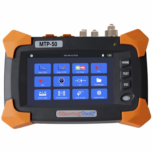 SHI AYTECH MTP-50-S20A-R FTTH OTDR VFL, LS, OPM, 1310/1550 24/22 RJ45 TESTING