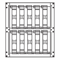 SIEMON CC-2025-NS-DC CROSS CONNECT FRAMES WOTHOUT SPOOLS