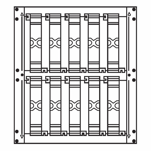 SIEMON CC-2025-NS-DC CROSS CONNECT FRAMES WOTHOUT SPOOLS