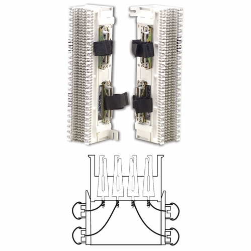 Siemon S66M Block M4-4W With Champ Connector 1 Block