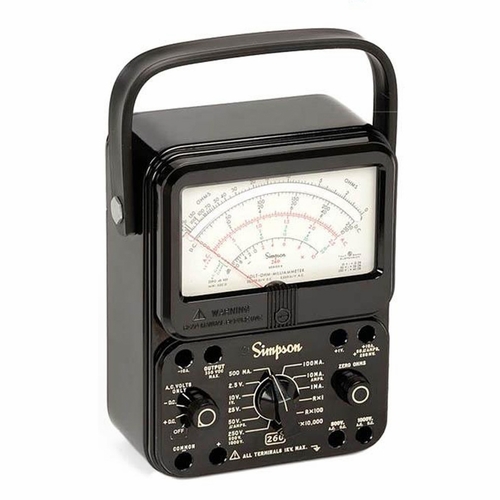 Simpson 260-8 Meter W/Roll Top Case 12389