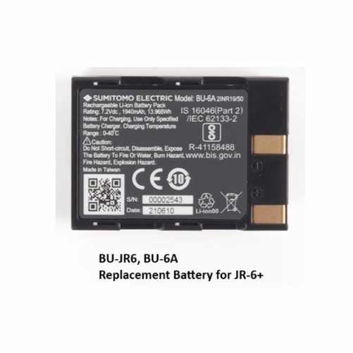 Sumitomo BU-JR6 Battery Unit Replacement for JR-6+ thermal fiber stripper (also for JR-6+)
