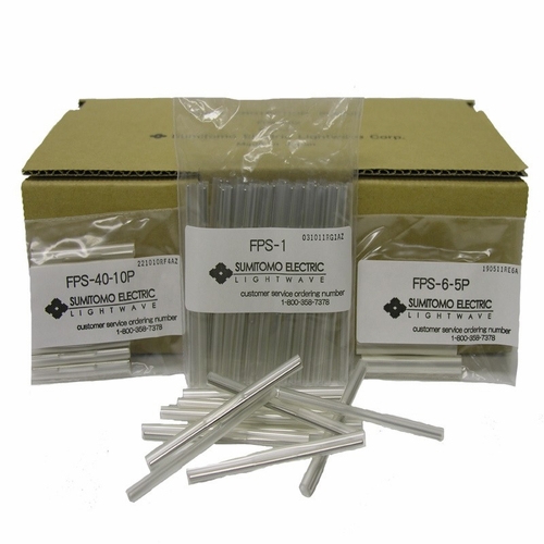 Sumitomo FPS-6-BX Splice Protection Sleeves for use with mass/ribbon (2-12 fiber) splicing; 40mm