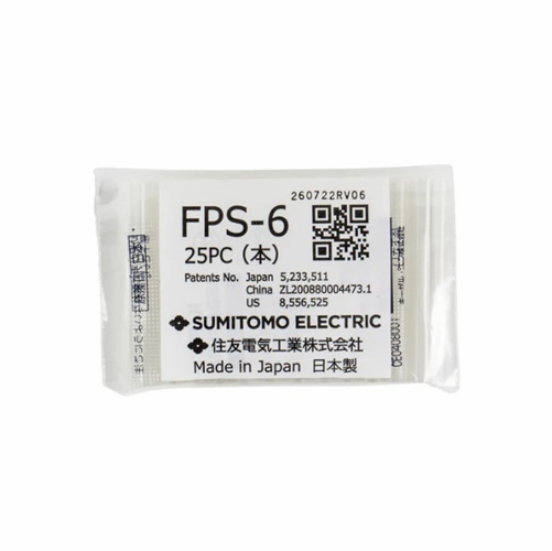 Sumitomo FPS-6 Splice Protection Sleeves for mass/ribbon (2-12 fiber) splicing; 40mm (PK 25)