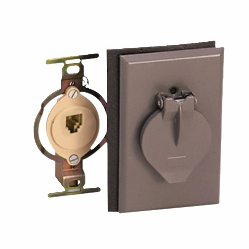 Suttle Se-16152L7-4 4-Conductor Outdoor Flush Jack