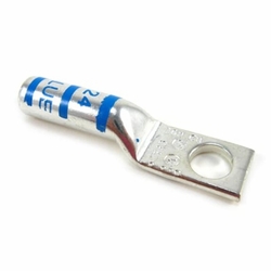 T&B 54905BE Lug 1-Hole Long Barrel 1/4 inch Blue Pack of 50