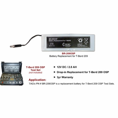 Tag T-Berd 209Osp Replacement Battery Pack New