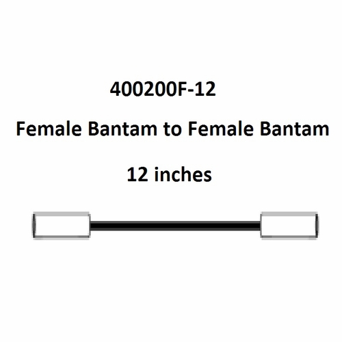 Tag 400200F-12 Female Bantam To Female Bantam Cord, 12 Foot