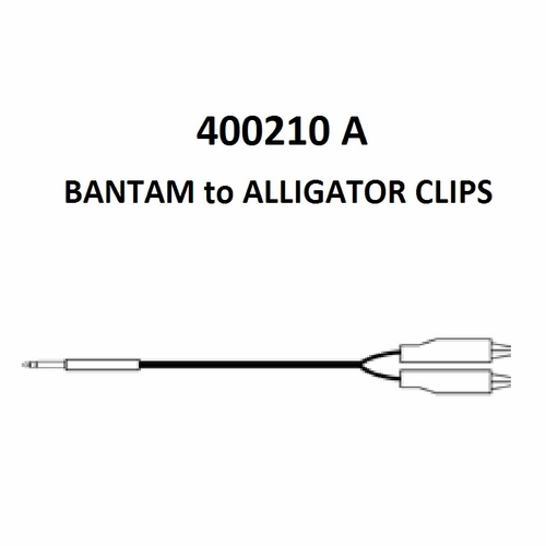 Tag 400210A Bantam To Alligators Clips 6 Foot
