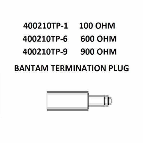 Tag 400210Tp-1 Bantam Terminating Plug - 100 Ohm