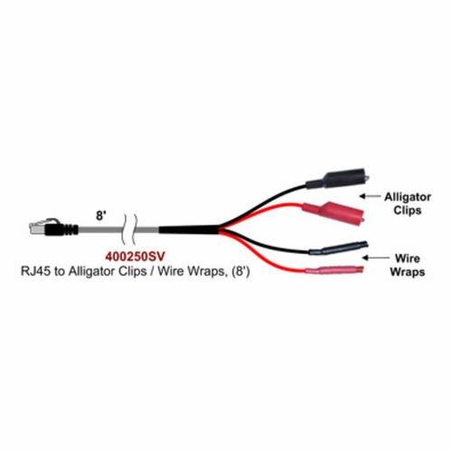 Tag 400250Sv Rj45 To Alligator Clips / Wire Wraps (Colt 250/Exfo 635, Dsl Cord) 8 Foot New