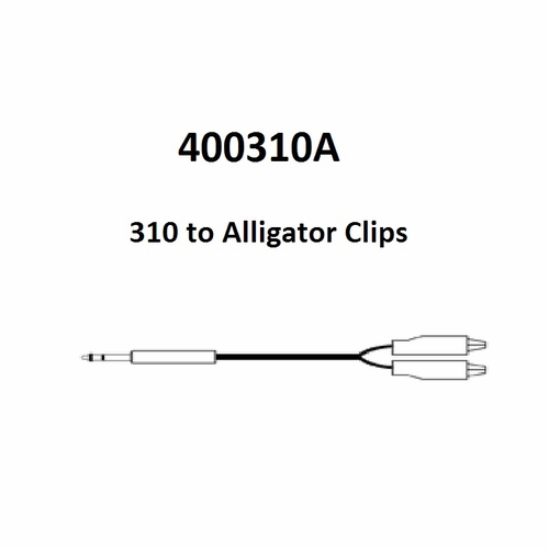 Tag 400310A 310 To (2) Alligator Clips, 6 Foot