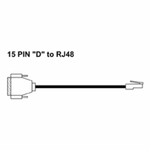 Tag 400415M-04 15 Pin D (Male) To Rj48 - (T1), 4 Foot New