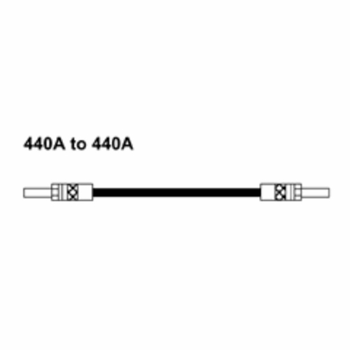 Tag 400440Abk-08  440A-440A Black Coax  Test Cord  8 Foot  New