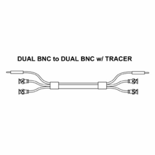 Tag 400440Bb-40 Dual Bnc To Dual Bnc Patch Cord W/ Tracer, 40 Foot New