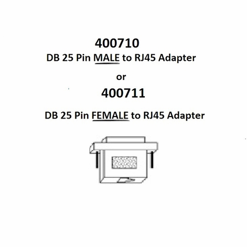 Tag 400711 Db 25 Pin Female To Rj45 Adapter