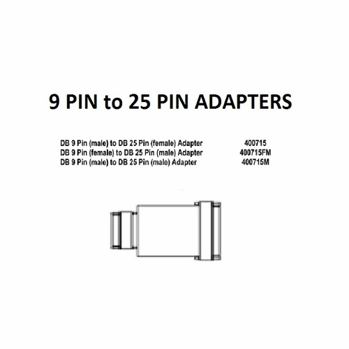 Tag 400715Fm 9 Pin Female  To 25 Pin Male Adapter