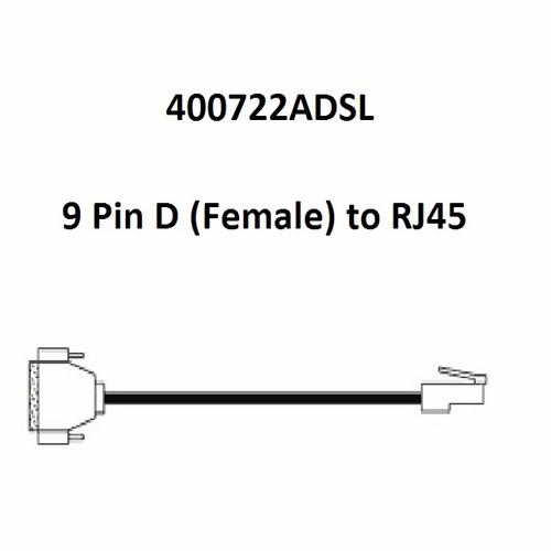 Tag 400722Adsl-10 9 Pin (Female)-Rj45 10 Foot  (Catena Test Cord)