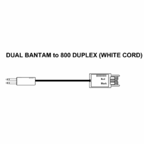 Tag 408210Dd-25 Dual Bantam To 800 Duplex (White Cord), 25 Foot New