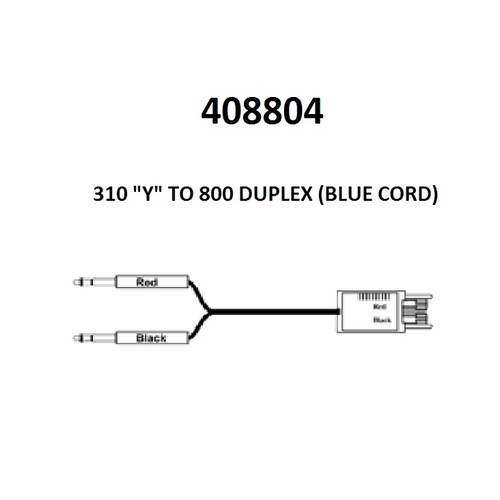 Tag 408804 310  Inch Y Inch  To 800 Duplex (Blue Cord), 6 Foot