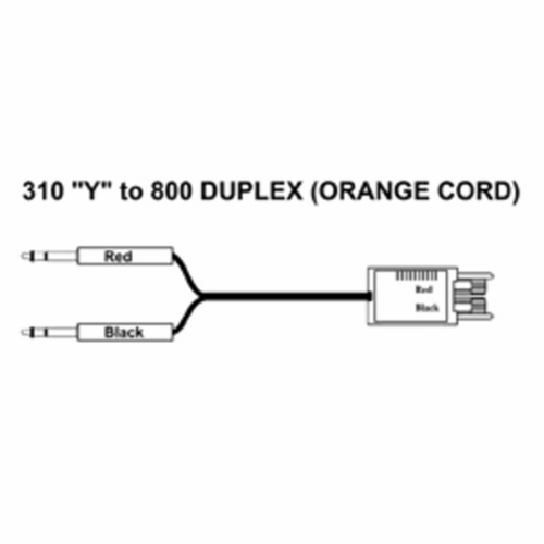 Tag 408806-10 310   Y  To 800 Duplex (Orange Cord), 10 Foot New