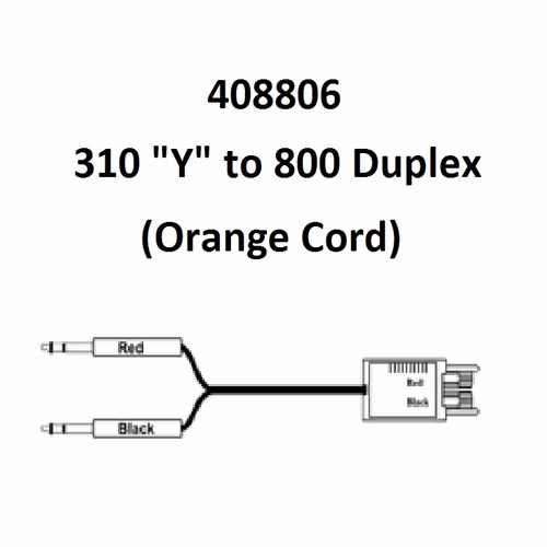Tag 408806 310  Inch Y Inch  To 800 Duplex (Orange Cord), 6 Foot