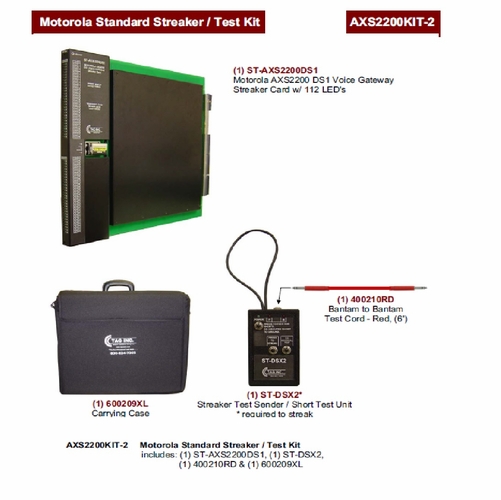 Tag Axs2200Kit-2 Motorola Streaker Test Kit