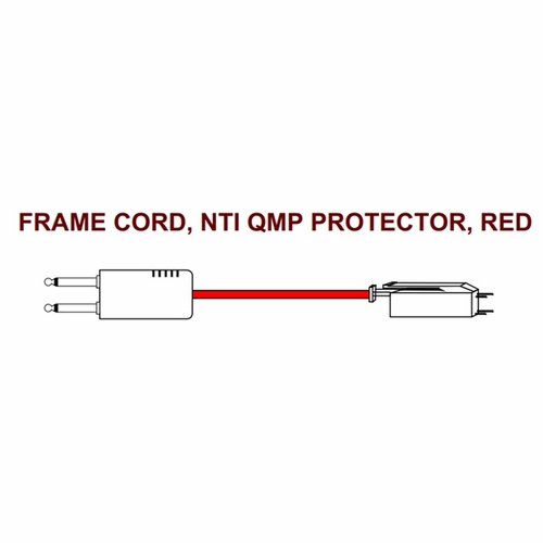 Tag F44-Nt-20 Frame Cord, Dual 327C To Nti Qmp Plug - Red, 20 Foot New