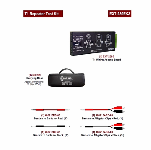 Tag Kit-239 T1 Wiring Access Board Kit