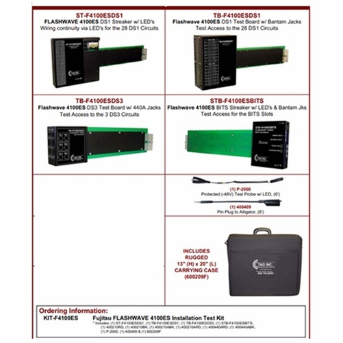TAG KIT-F4100ES FUJITSU FLASHWAVE 4100ES INSTALLATION TEST KIT NEW