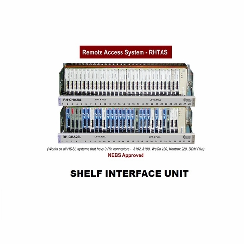 TAG RH-CHA1428 Shelf Interface Unit (28 HDSL Craft Access ports) 220 Mech, NU,1-13 / NU,14 -26