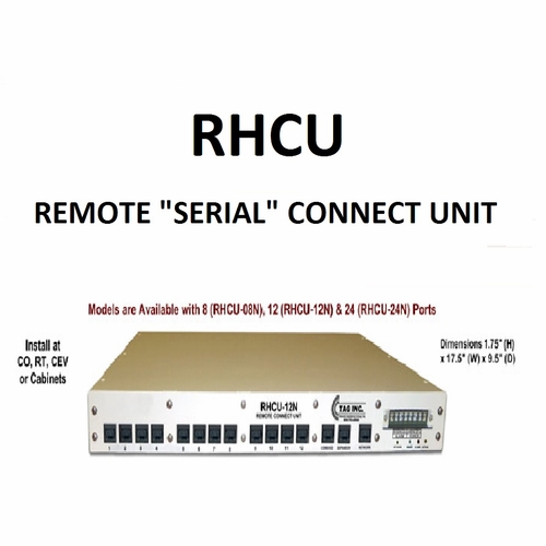Tag Rhcu-8D System Controller -  Up To 8 Shelf Connect Ports  (Dial)